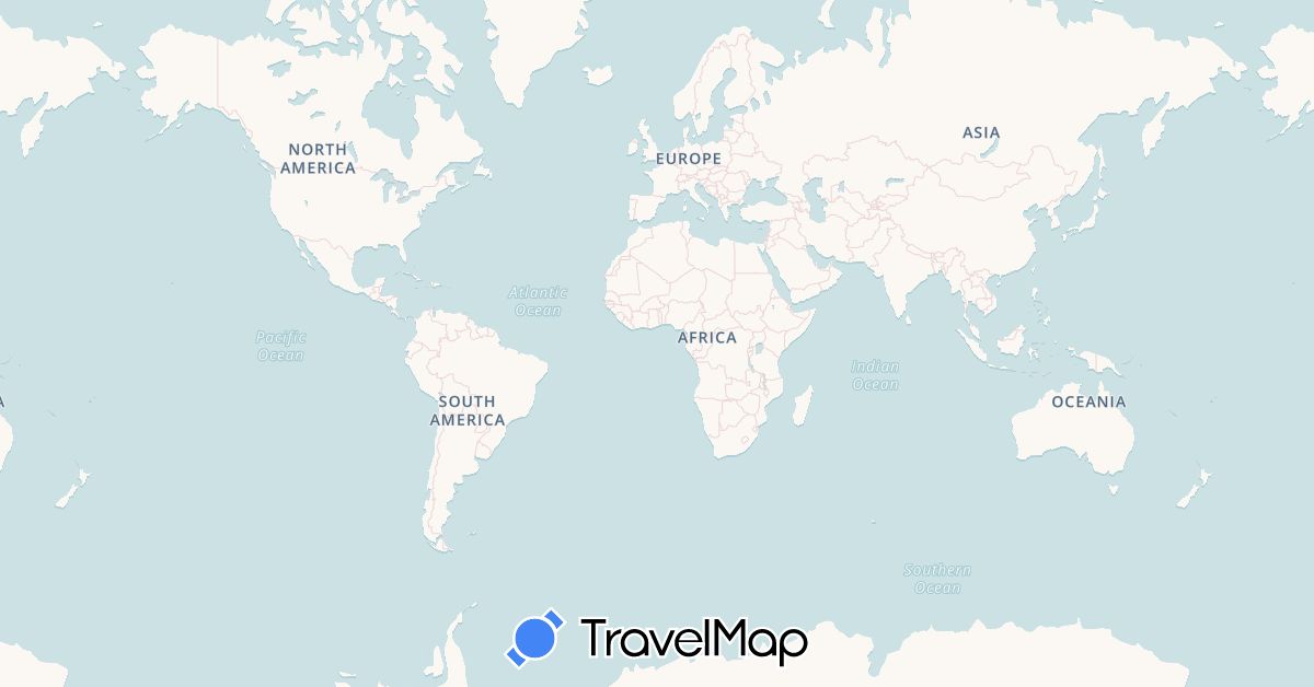 TravelMap itinerary: driving in Saint Barthélemy, Belize, Canada, France, United Kingdom, Indonesia, Ireland, Iceland, United States, British Virgin Islands (Asia, Europe, North America)